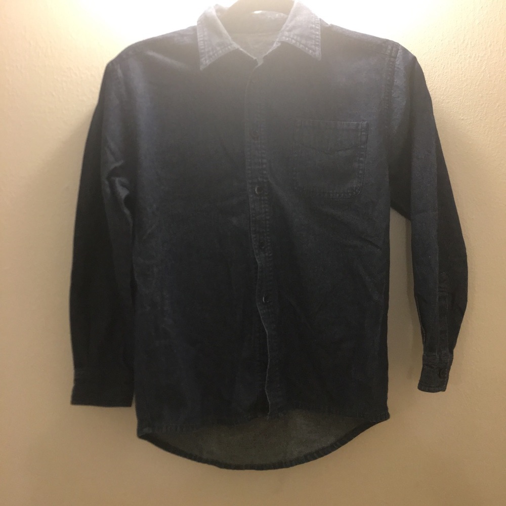 Dark Denim/Chambray button up